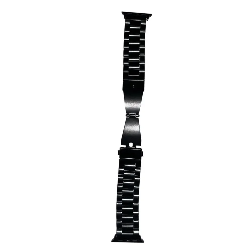 F.G. Black Band & Clasp  for Apple Watch Clasp 38/40/41mm  4,5,6,7,8,9 & SE